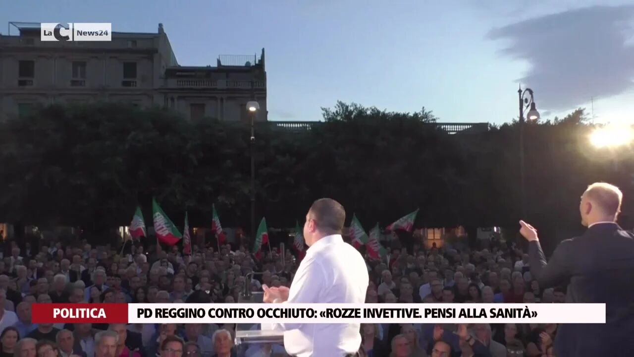 Pd reggino contro Occhiuto: «Rozze invettive. Pensi alla sanità»