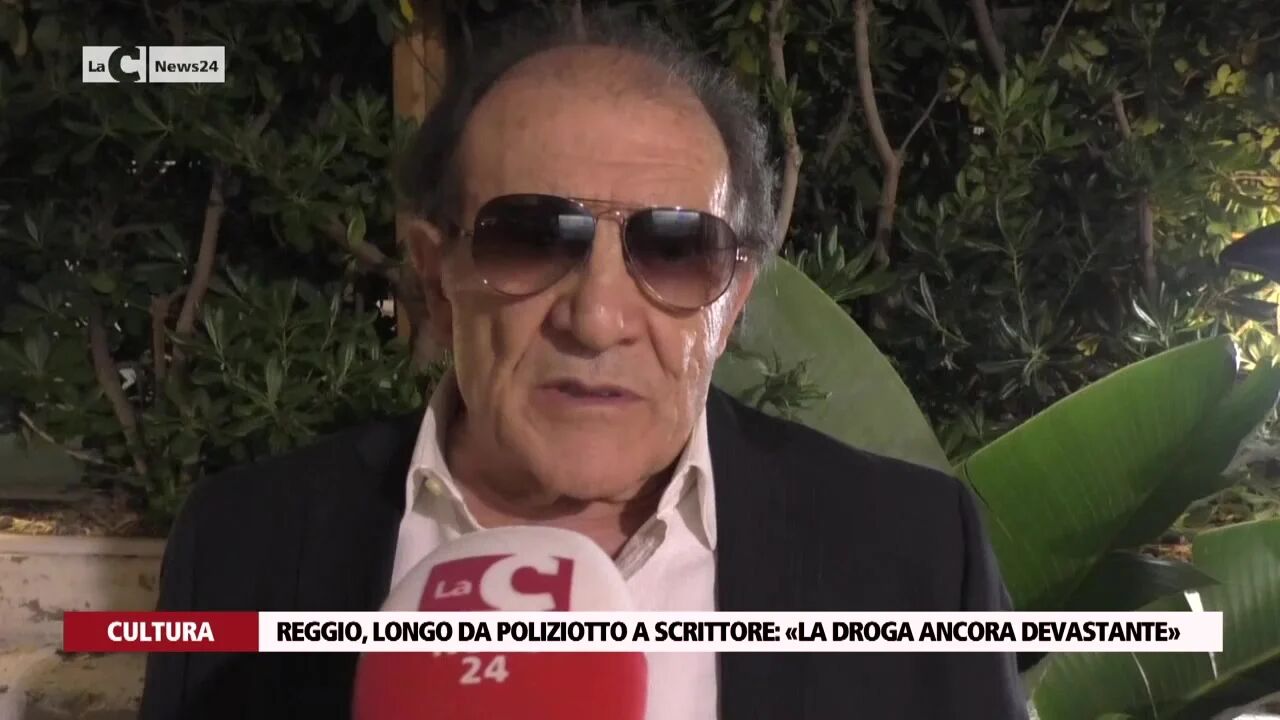Reggio, Longo da poliziotto a scrittore: «La droga ancora devastante»