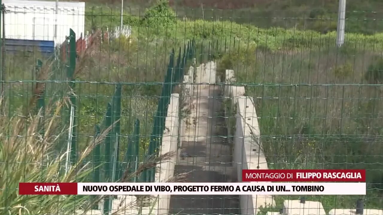 Nuovo ospedale di Vibo, progetto fermo a causa di un... tombino