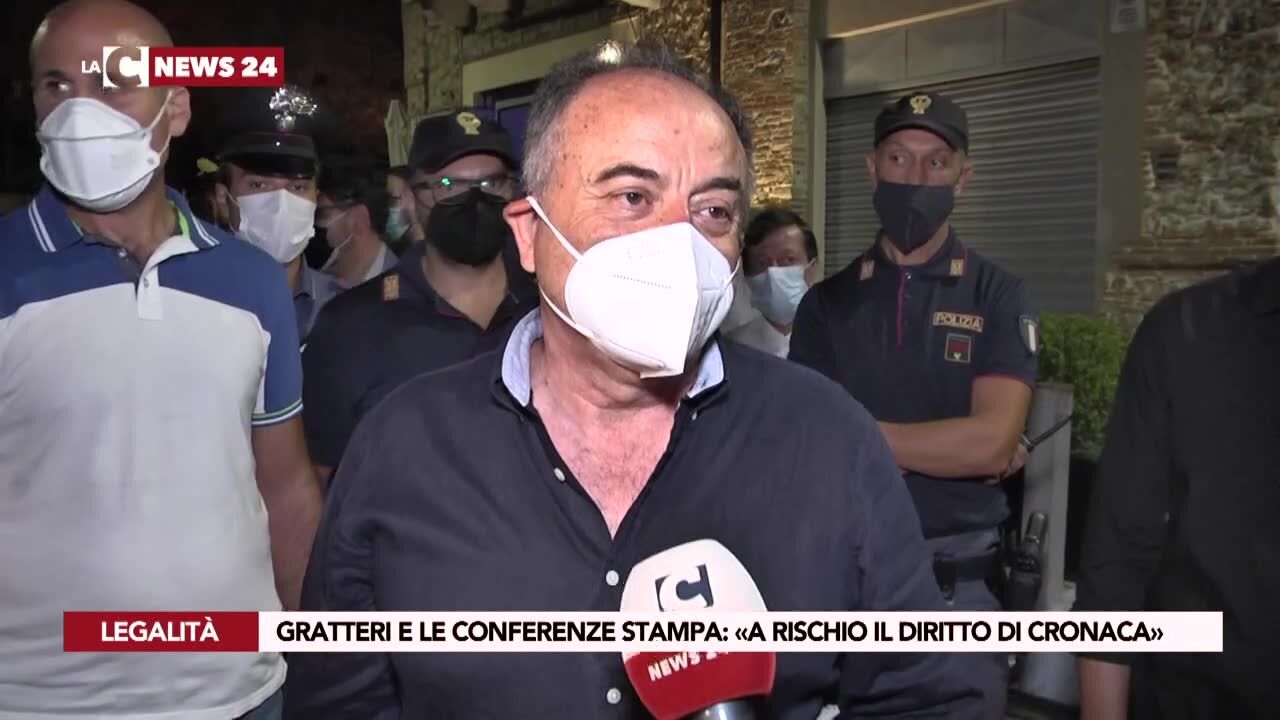 Gratteri e le conferenze stampa: «A rischio il diritto di cronaca»