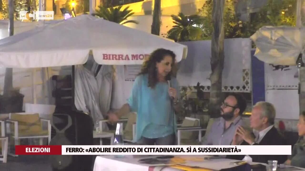 Ferro: «Abolire reddito di cittadinanza. Sì a sussidiarietà»