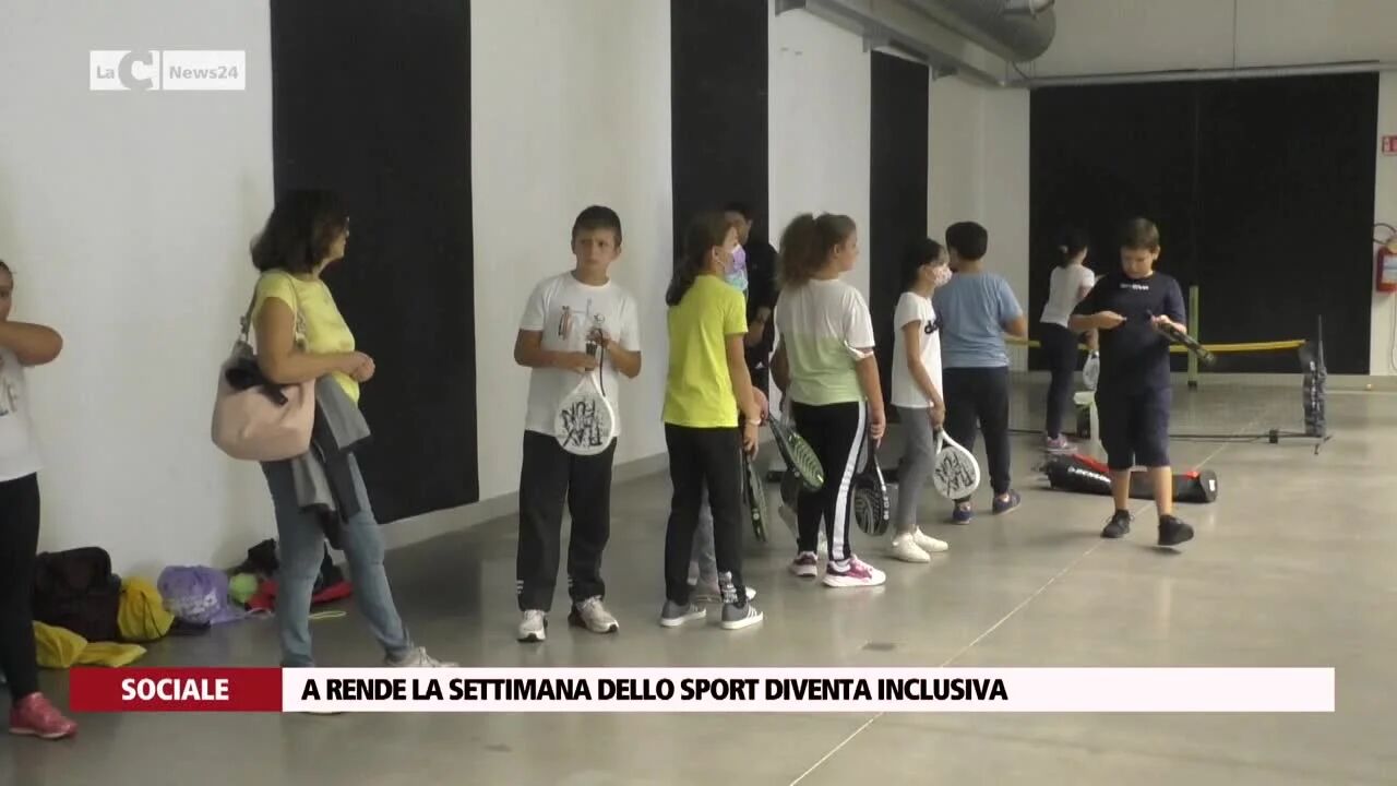 A Rende la settimana dello sport diventa inclusiva
