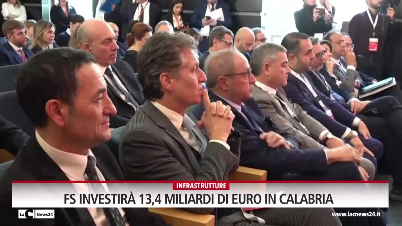 Fs investirà 13,4 miliardi di euro in Calabria