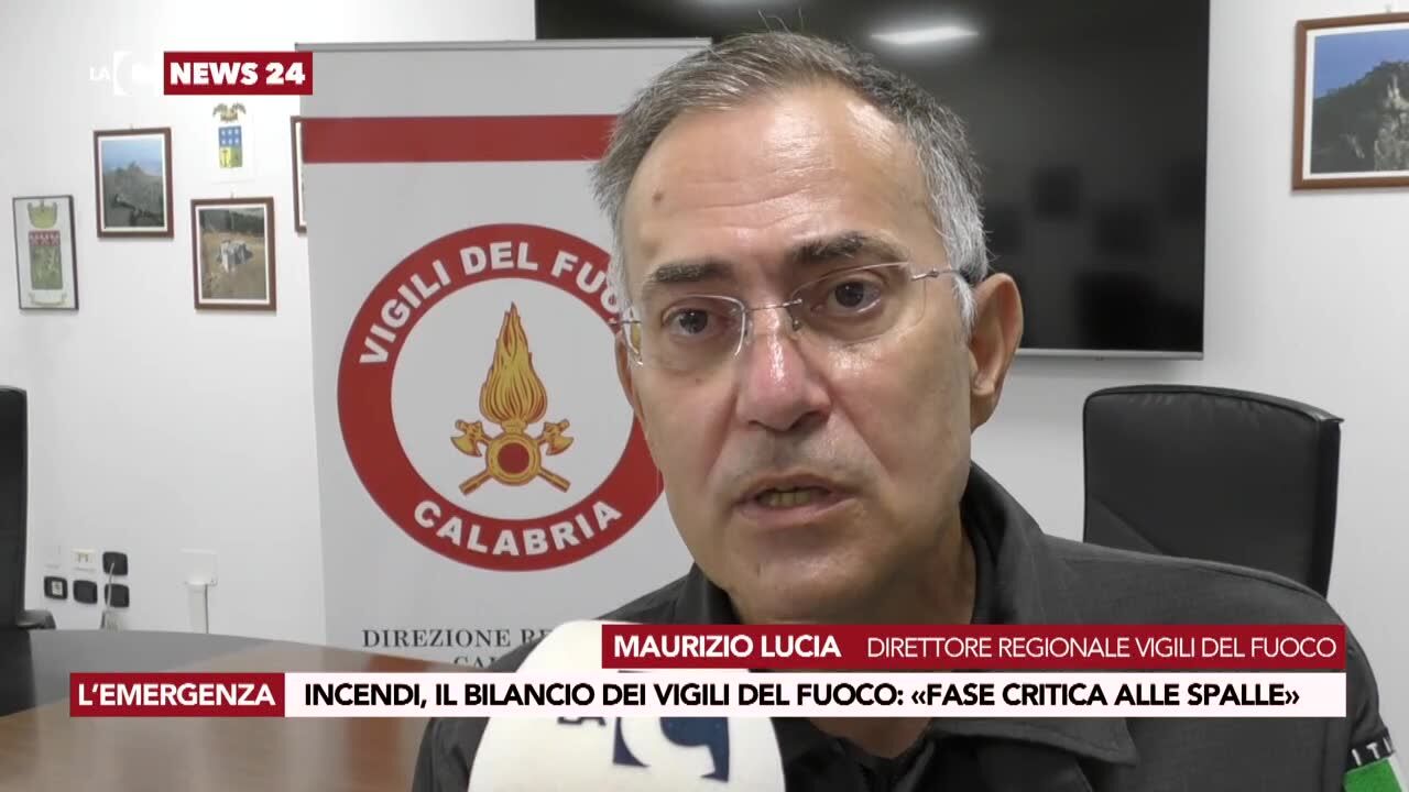 Incendi, il bilancio dei Vigili del Fuoco: «Fase critica alle spalle»