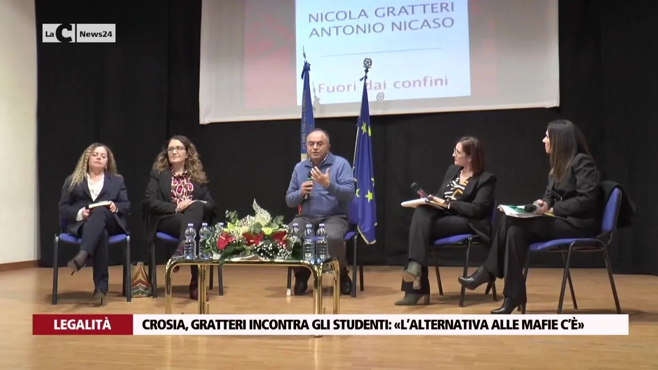 Crosia, Gratteri incontra gli studenti: «L’alternativa alle mafie c’è»