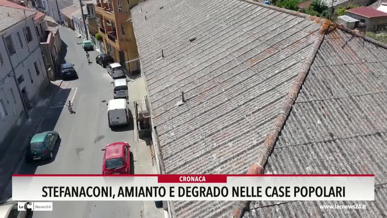 Amianto e degrado nelle case popolari di Stefanaconi: 32 famiglie all’esasperazione: «Paghiamo per vivere, non per morire» - VIDEO