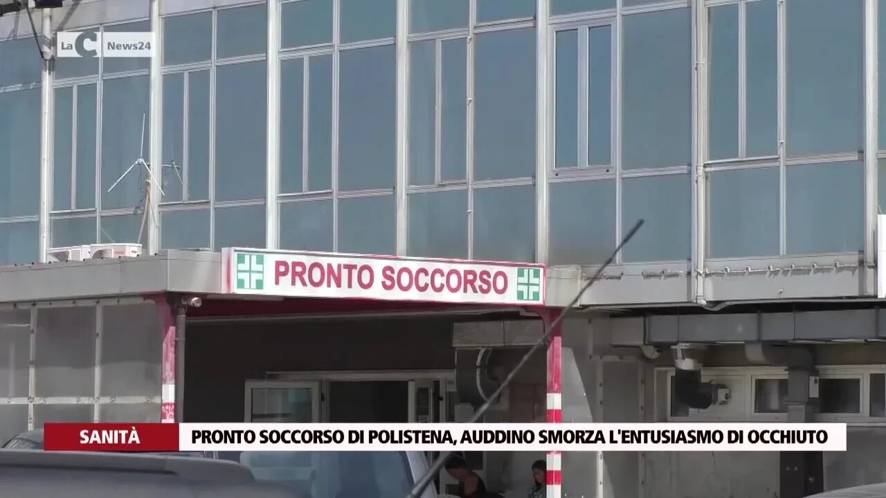 Pronto soccorso di Polistena, Auddino smorza l'entusiasmo di Occhiuto