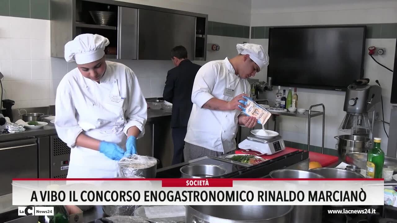 All'Alberghiero di Vibo giovani cuochi in gara all'insegna della memoria e dei sapori del territorio - VIDEO