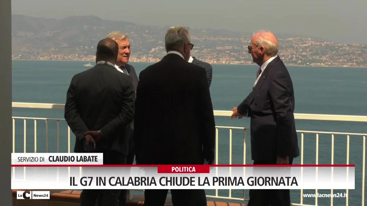 Il G7 in Calabria chiude la prima giornata