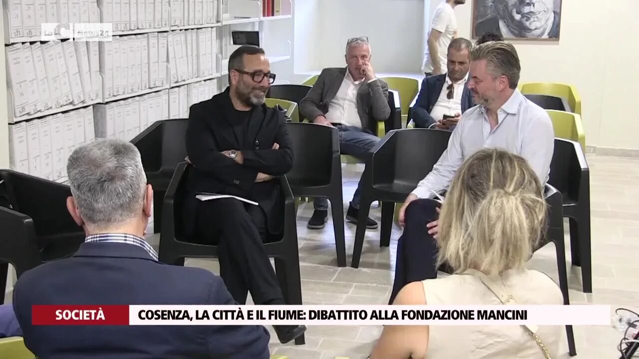 Cosenza, la città e il fiume dibattito alla fondazione Mancini