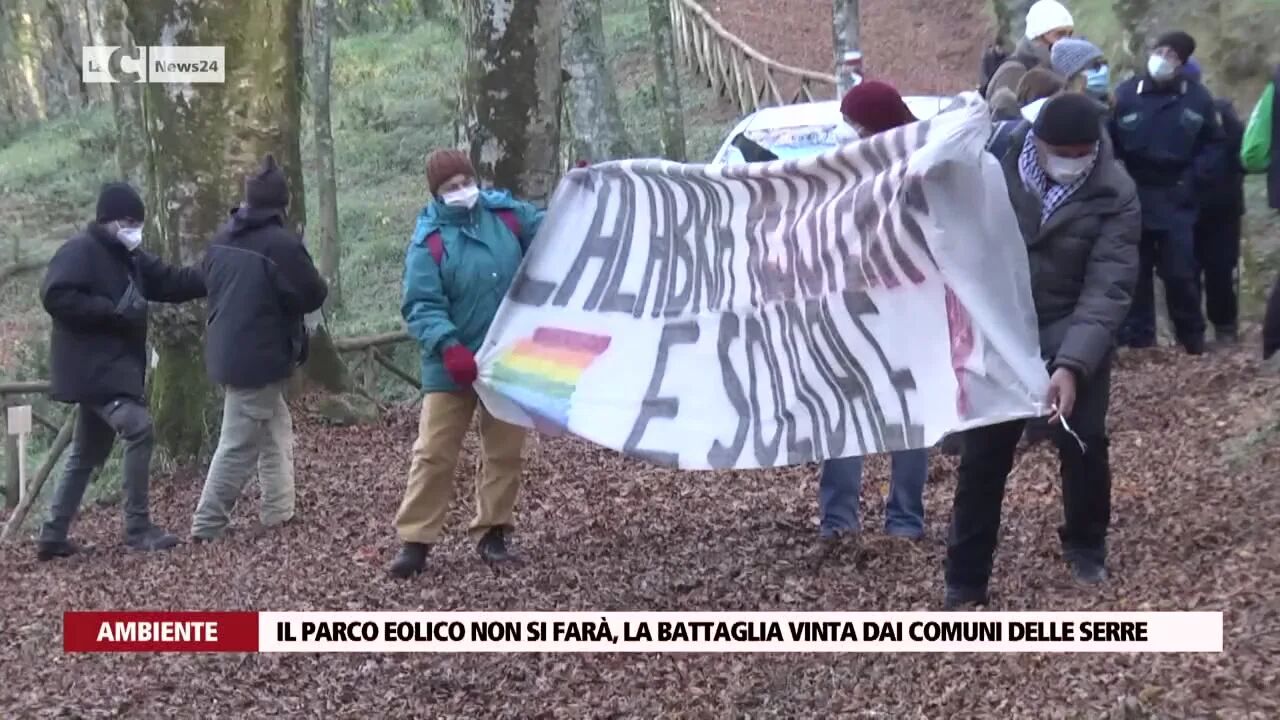 Il parco eolico non si farà, la battaglia vinta dai comuni delle Serre