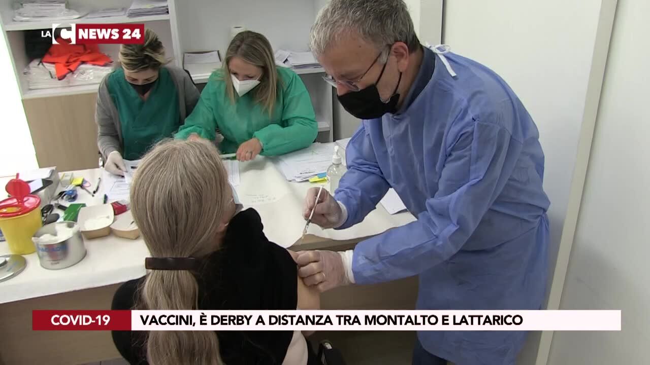 Vaccini, è derby a distanza tra Montalto e Lattarico