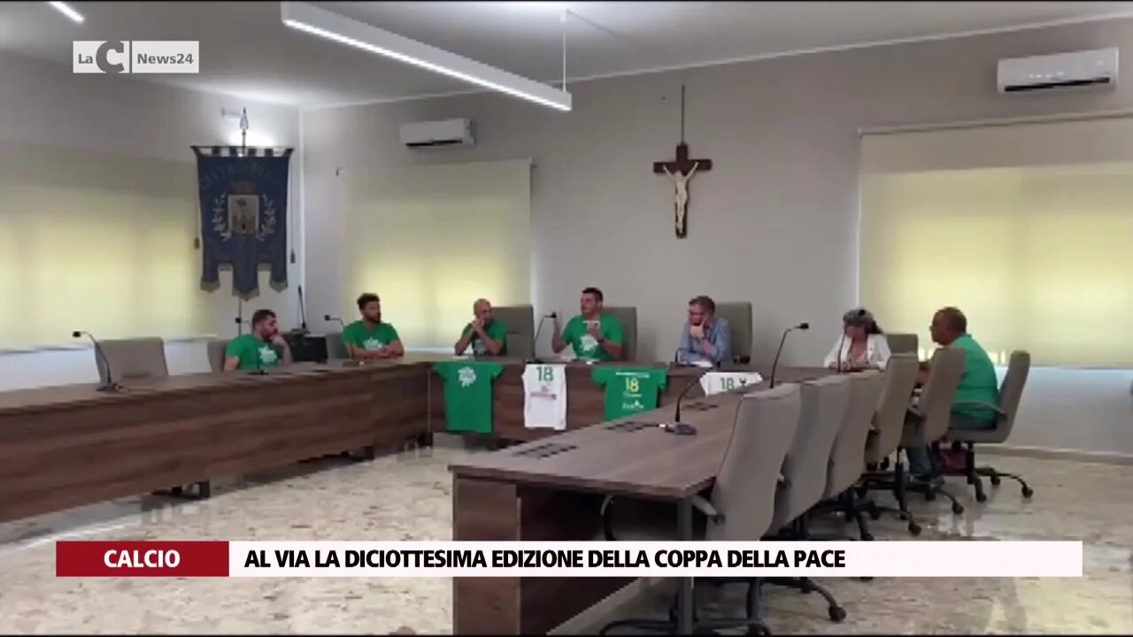 Al via la diciottesima edizione della Coppa della Pace