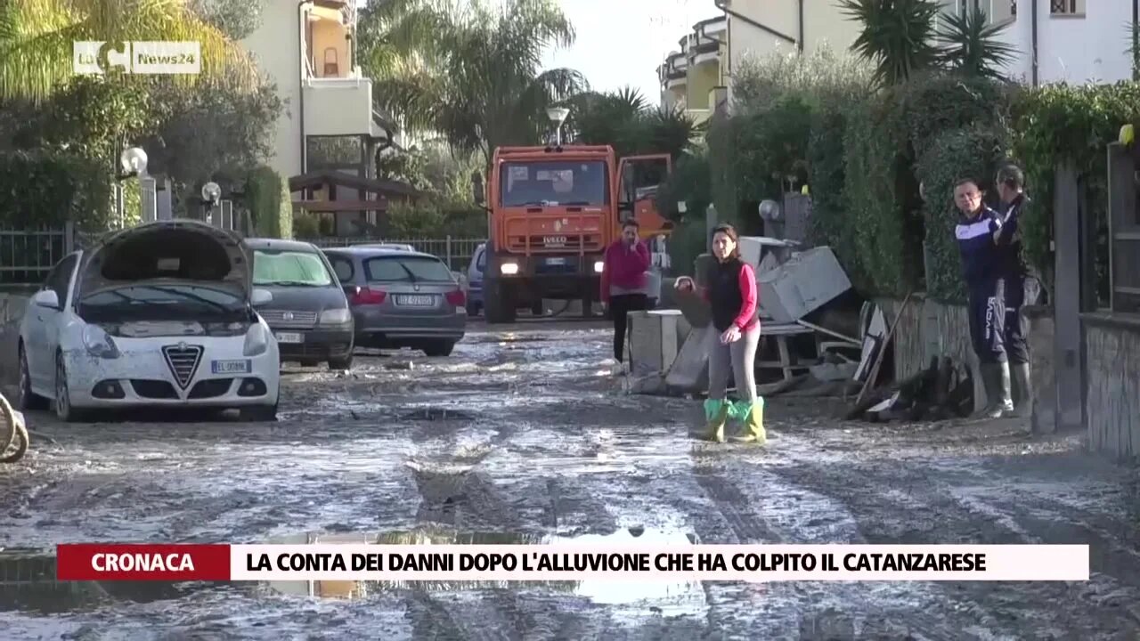 La conta dei danni dopo l'alluvione che ha colpito il catanzarese