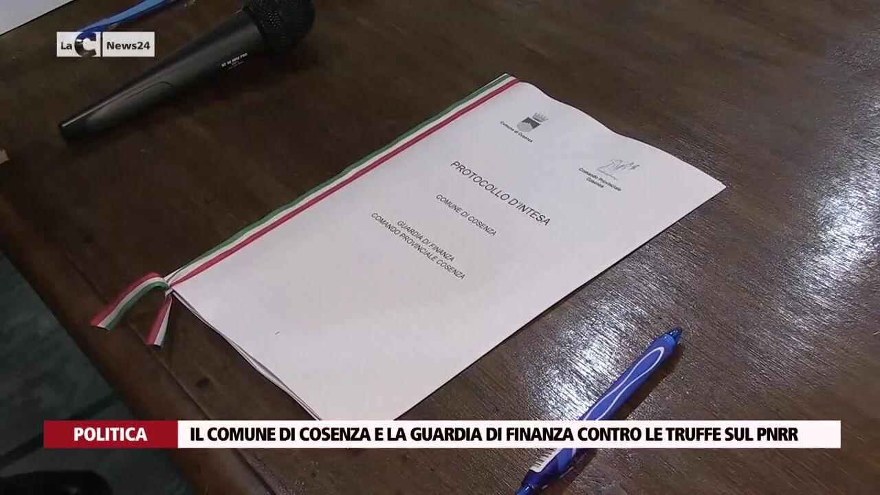 Il comune di Cosenza e la Guardia di Finanza contro le truffe sul Pnrr