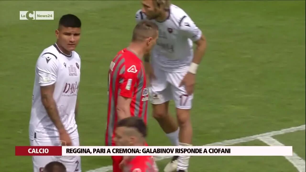 Reggina, pari a Cremona: Galabinov risponde a Ciofani