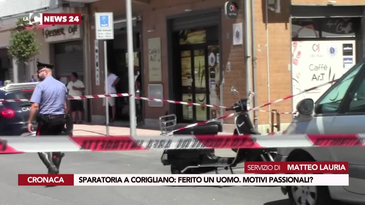 Sparatoria a Corigliano: ferito un uomo. Motivi passionali?