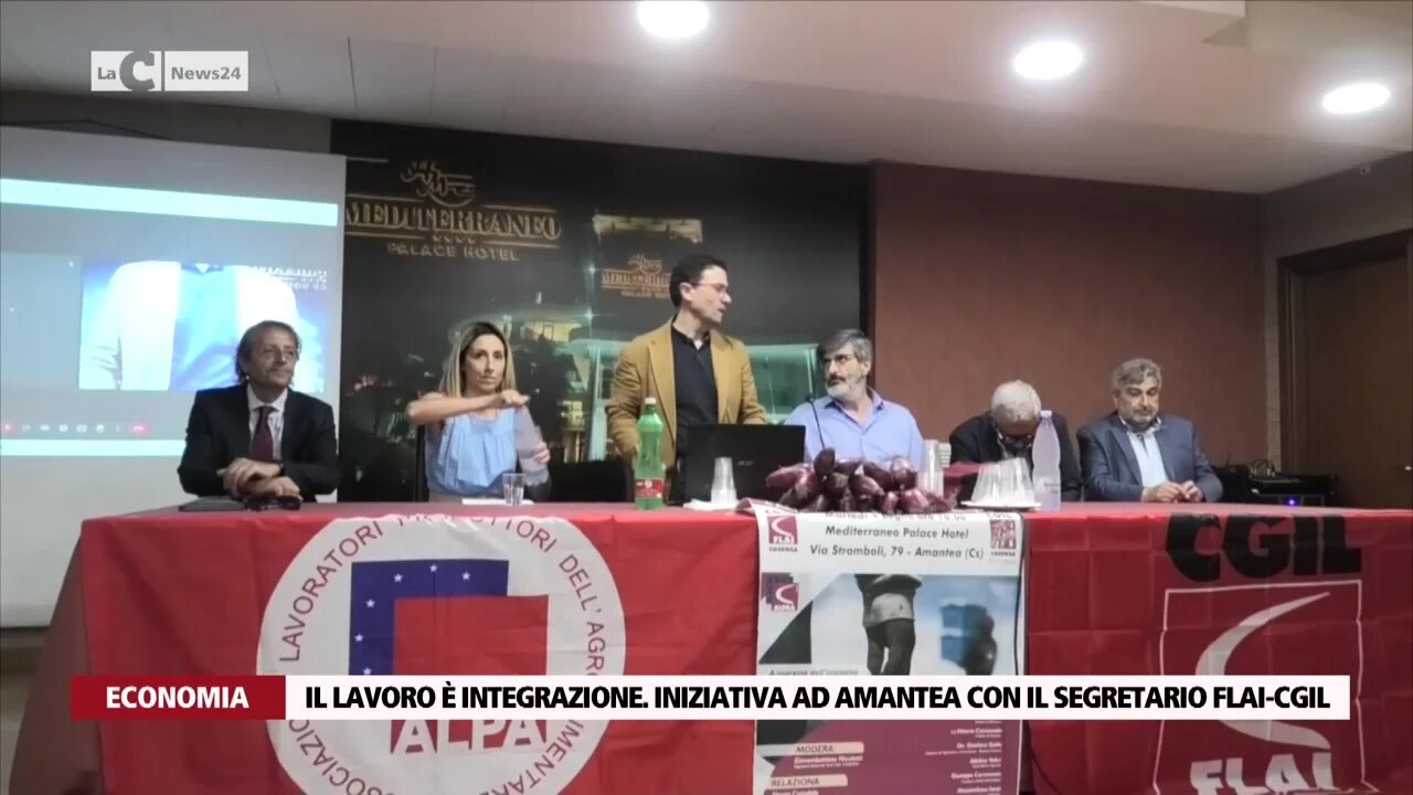 Il lavoro è integrazione. Iniziativa ad Amantea con il segretario Flai-Cgil