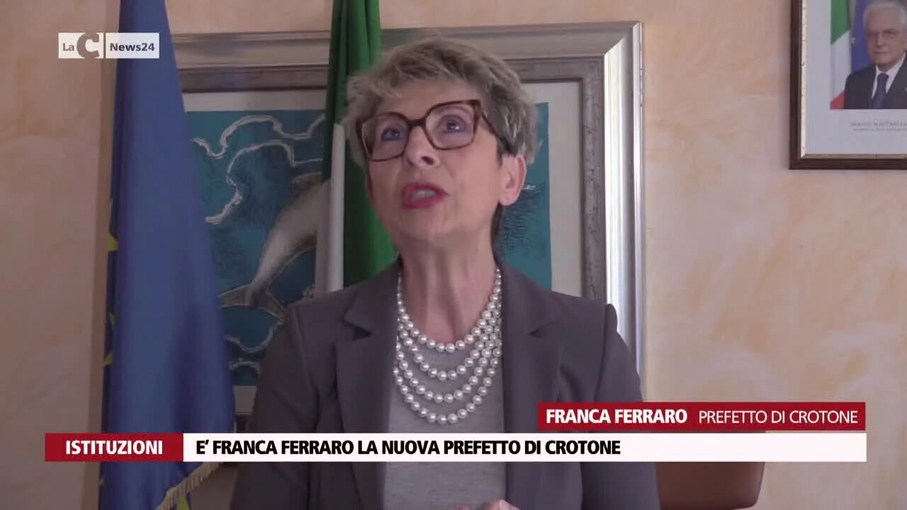 E’ Franca Ferraro la nuova prefetto di Crotone