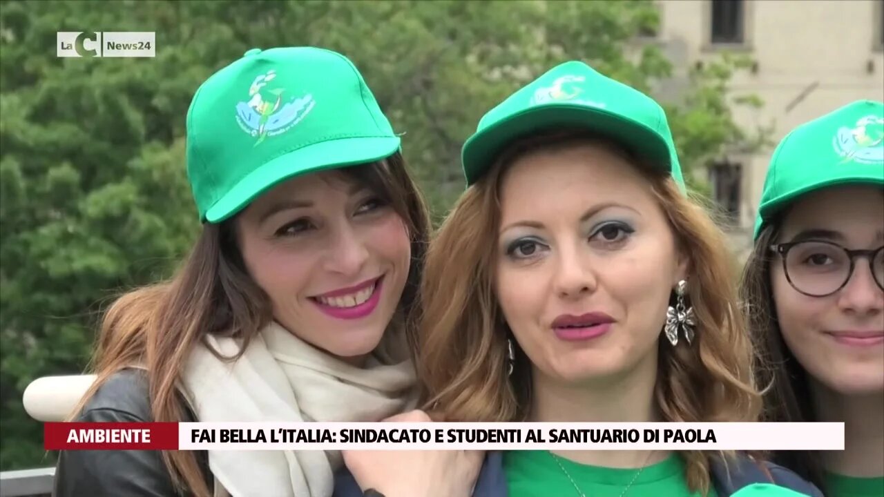 Fai bella l’Italia: sindacato e studenti al santuario di Paola