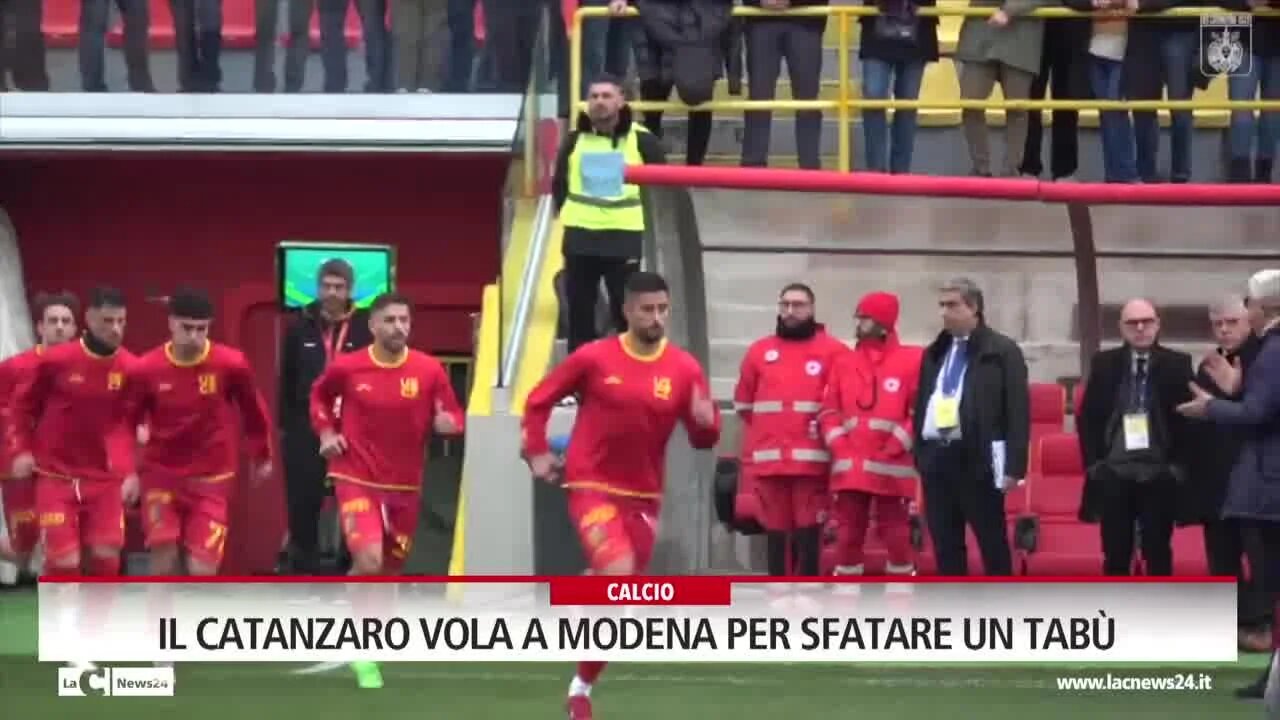 Il Catanzaro vola a Modena per sfatare un tabù