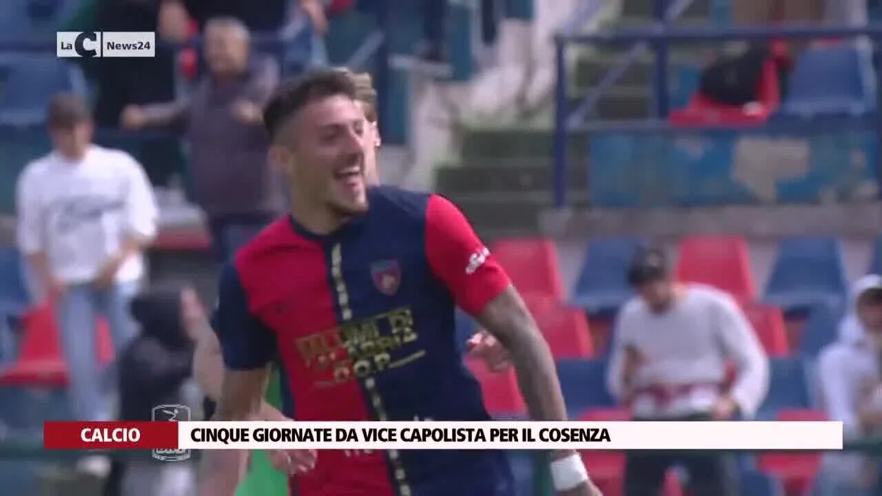 Cinque giornate da vice capolista per il Cosenza