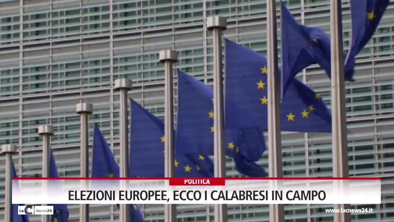 Elezioni europee, ecco i calabresi in campo