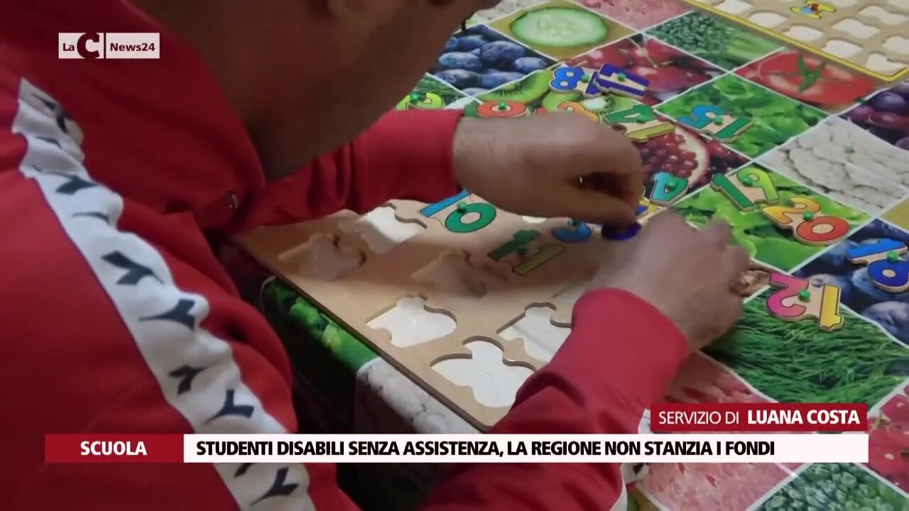 Studenti disabili senza assistenza, la regione non stanzia i fondi