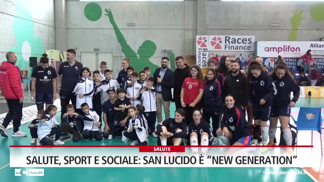 Salute, sport e sociale, San lucido è “New Generation”