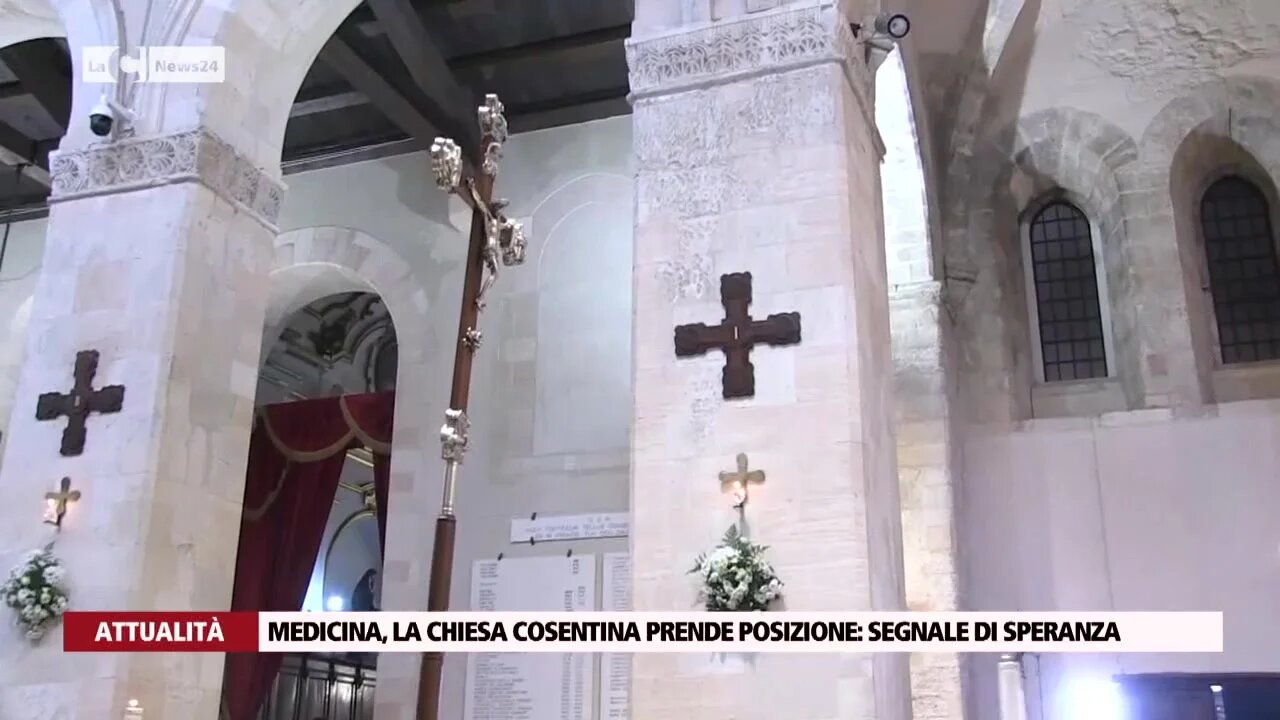 Medicina, la chiesa cosentina prende posizione segnale di speranza