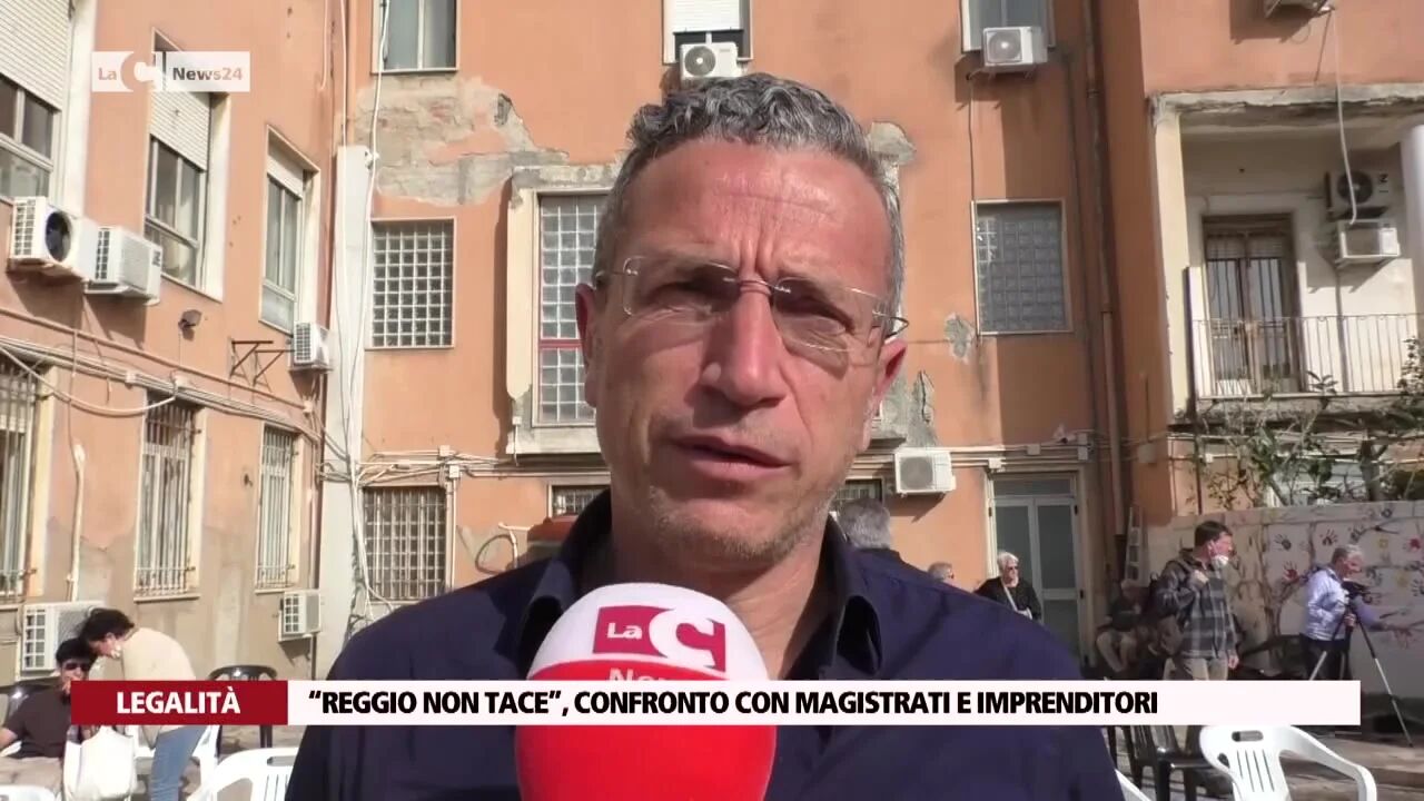 “Reggio non tace”, confronto con magistrati e imprenditori