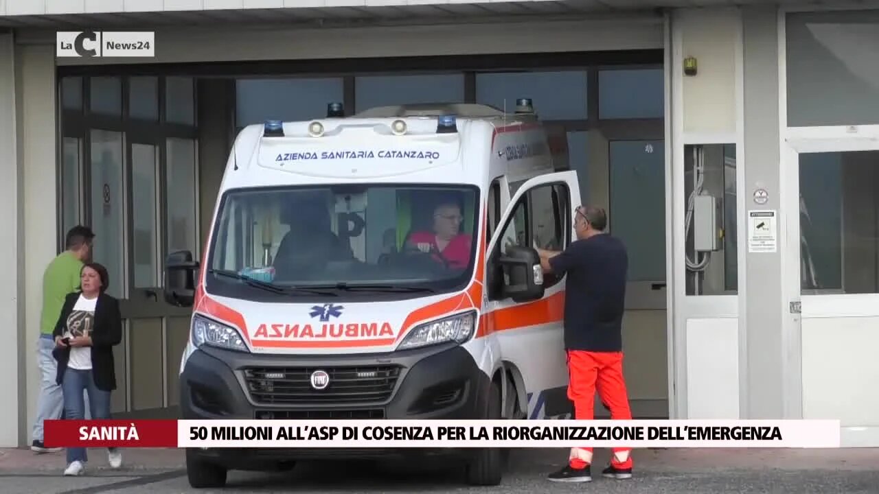 50 milioni all’Asp di Cosenza per la riorganizzazione dell’emergenza