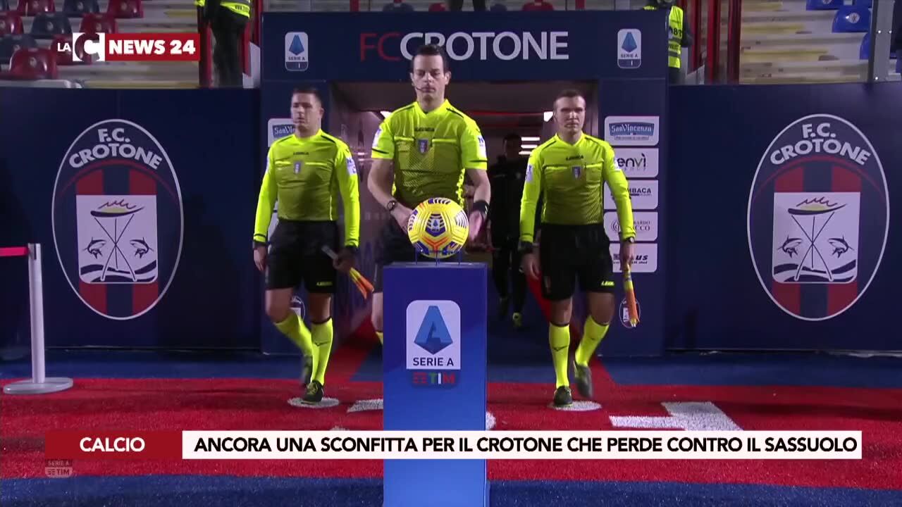 Ancora una sconfitta per il Crotone che perde contro il Sassuolo