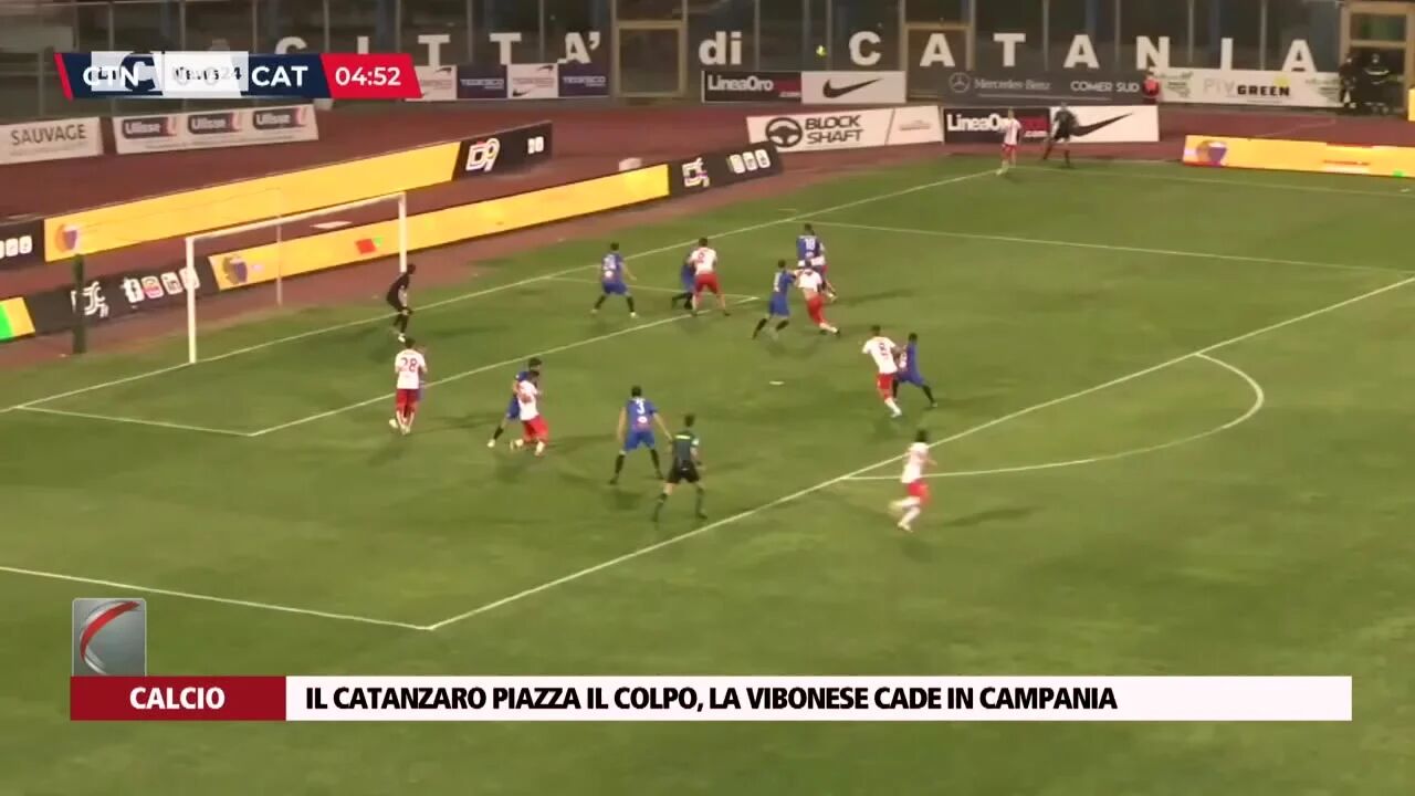 Il Catanzaro piazza il colpo, la Vibonese cade in Campania