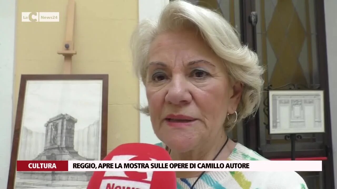 Reggio, apre la mostra sulle opere di Camillo Autore