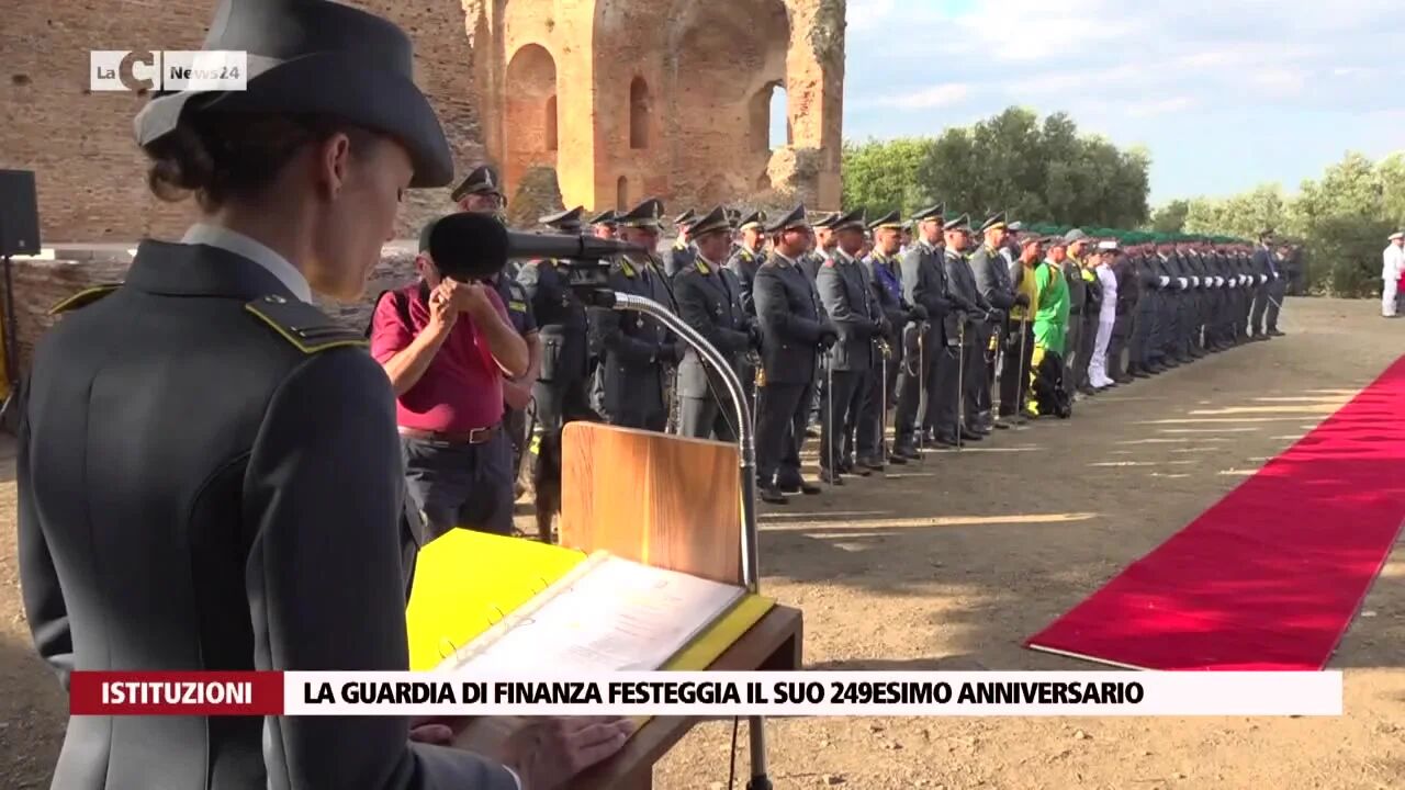 La Guardia di Finanza festeggia il suo 249esimo anniversario