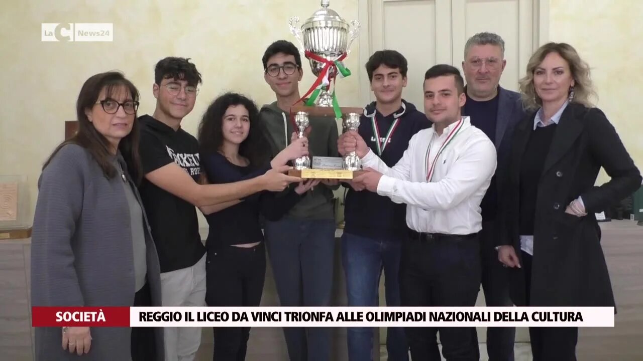 Reggio il liceo da vinci trionfa alle olimpiadi nazionali della cultura