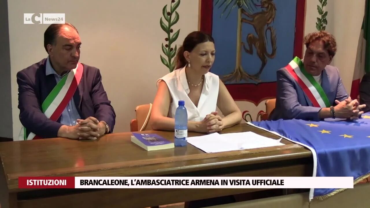 Brancaleone, l’ambasciatrice armena in visita ufficiale