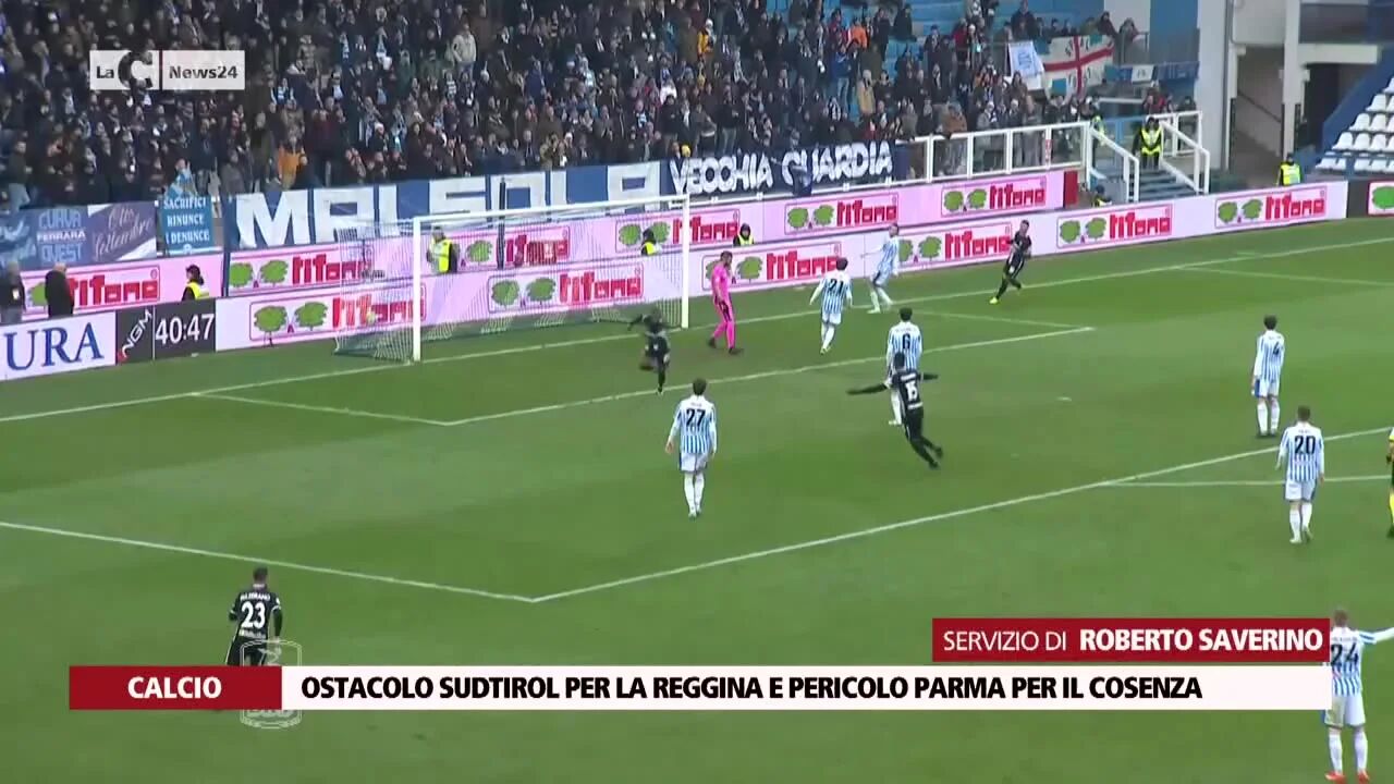 Ostacolo Sudtirol per la Reggina e pericolo Parma per il Cosenza