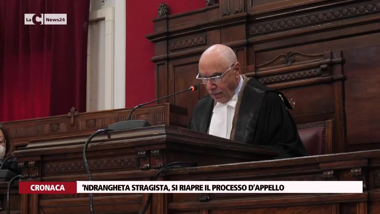 ‘Ndrangheta stragista, si riapre il processo d’appello