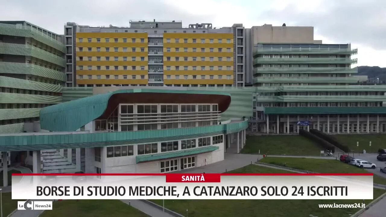 Borse di studio mediche, a Catanzaro solo 24 iscritti