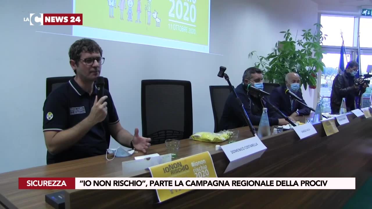 “Io non rischio”, parte la campagna regionale della Prociv