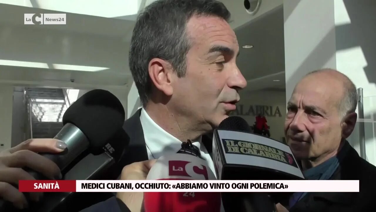 Medici cubani, Occhiuto: «Abbiamo vinto ogni polemica»