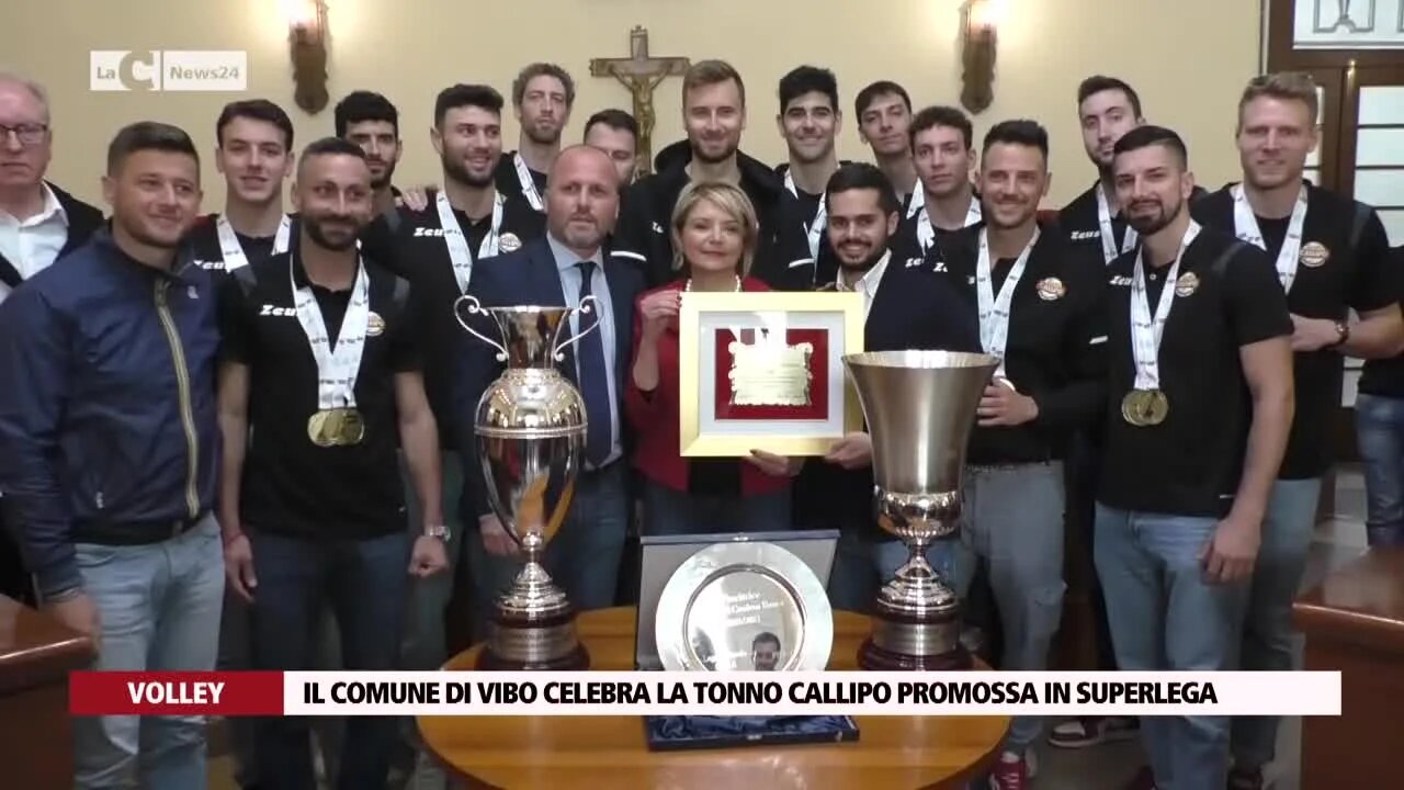 Il comune di Vibo celebra la Tonno Callipo promossa in Superlega