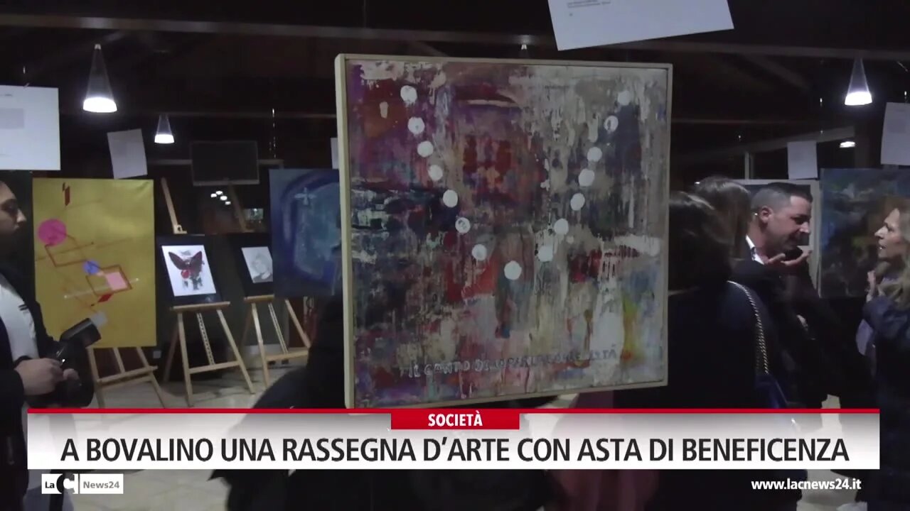 A Bovalino una rassegna d’arte con asta di beneficenza