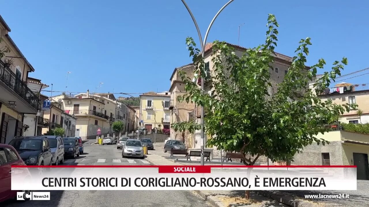 Centri storici di Corigliano-Rossano, è emergenza