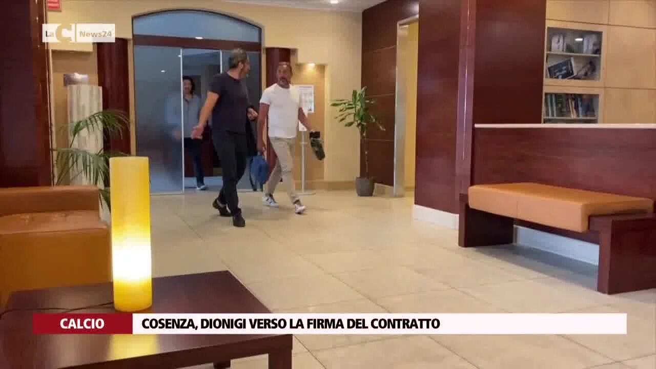 Cosenza, Dionigi verso la firma del contratto