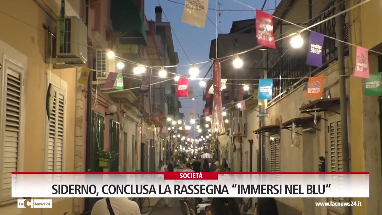 Siderno, conclusa la rassegna "Immersi nel Blu"