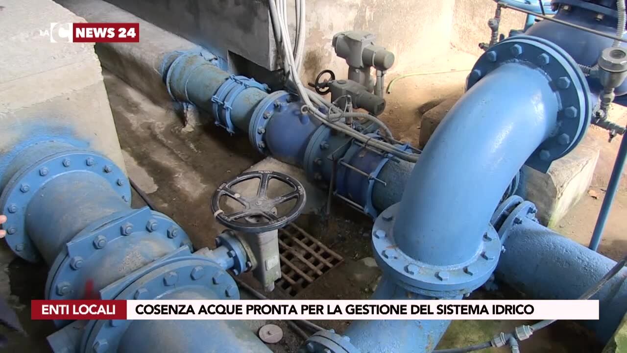 Cosenza acque pronta per la gestione del sistema idrico