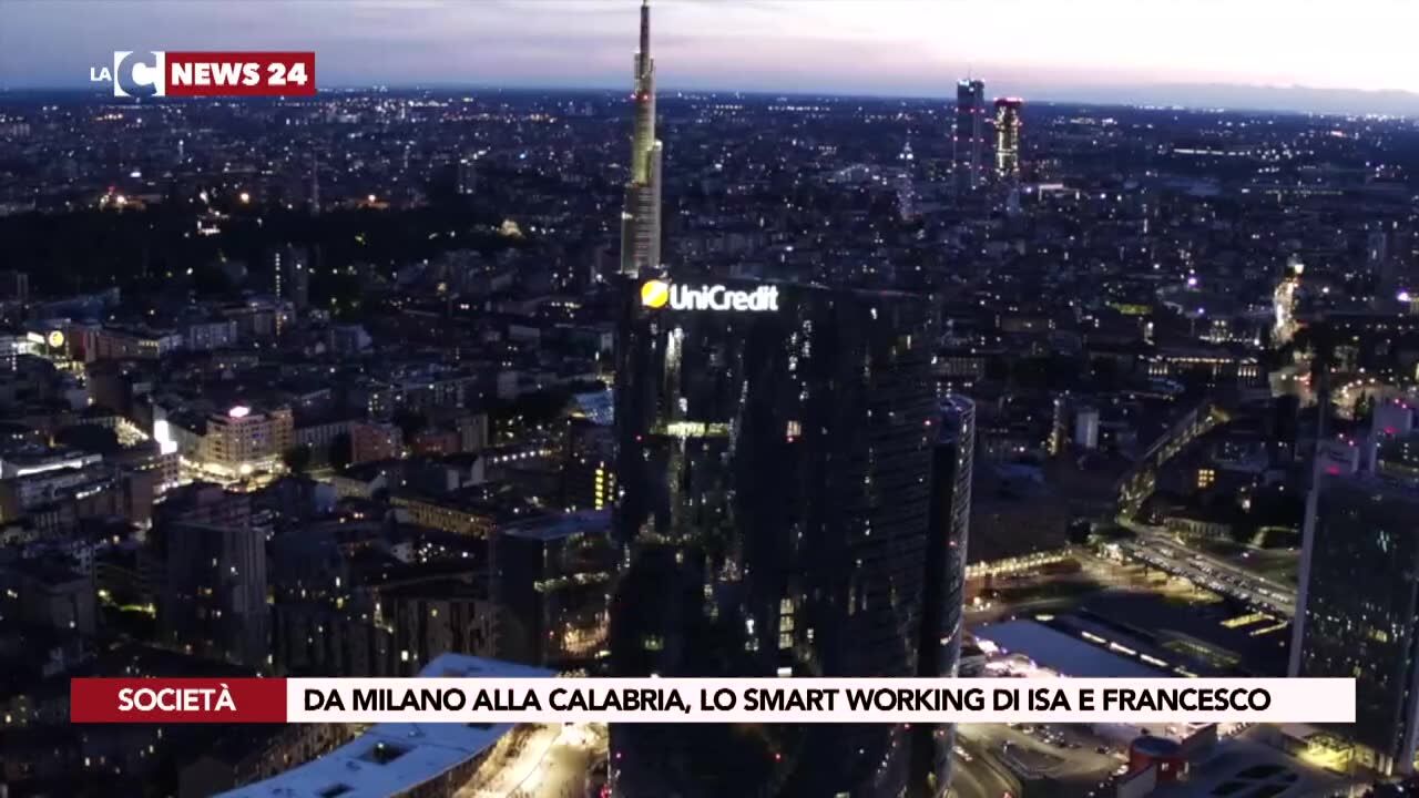 Da Milano alla Calabria, lo smart working di Isa e Francesco